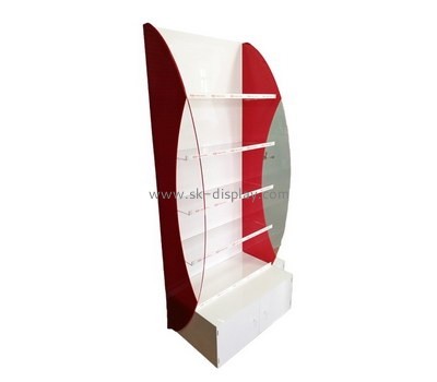 Custom floor standing tiered acrylic display stand SOD-886