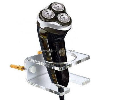 Custom wall mounted acrylic electric shaver holder SOD-896