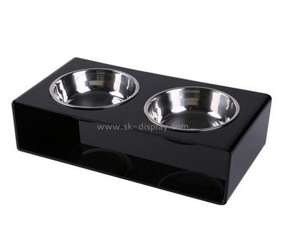 Custom black acrylic feeder stand SOD-941
