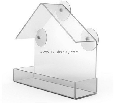 Custom wall mounted window acrylic bird feeder SOD-962