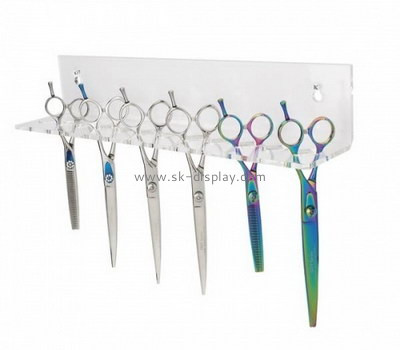 Custom wall mounted acrylic scissors holder SOD-973