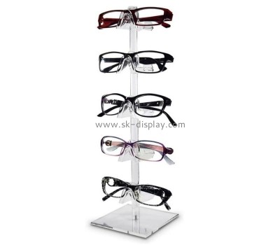 Custom acrylic plexiglass eyeglasses frame riser display stand rack holder SOD-987