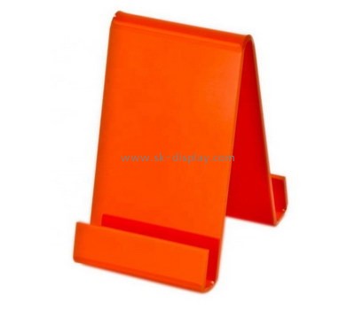 Custom V shape acrylic plexiglass riser stand shelf SOD-994