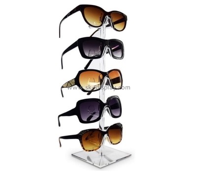 Custom acrylic eyeglasses frame riser lucite eyewear display stand plexiglass sunglasses rack holder SOD-1013