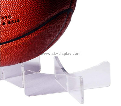 Customize acrylic display stand plexiglass pedestal holder perspex rack for basketball football volleyball softball soccer SOD-1017