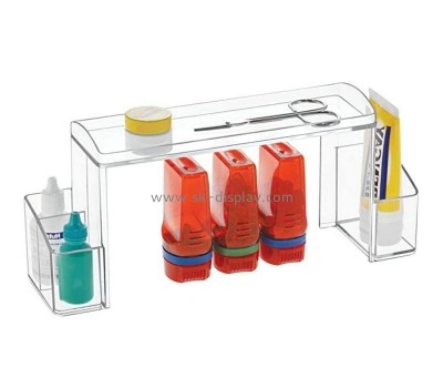 Custom 2-tier plastic medicine cabinet acrylic storage organizer for vitamins, medical supplies makeup SOD-1031