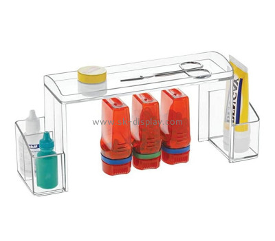 Custom 2-tier plastic medicine cabinet acrylic storage organizer for vitamins, medical supplies makeup SOD-1031