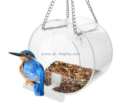 Custom acrylic window bird feeder plexiglass birdfeeders SOD-1034