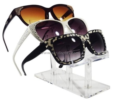 Custom 3 tier acrylic eyeglasses frame stand lucite sunglasses rack plexilgass rack holder SOD-1040