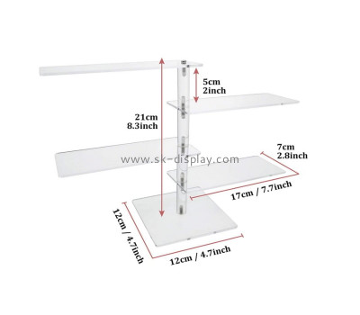 Custom acrylic eyeglasses display rack plexiglass sunglasses organizer stand lucite eyewear holder SOD-1042