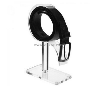 Custom retail acrylic belt display stand plexiglass belt display rack SOD-1064
