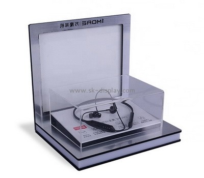 Custom acrylic headphone display stand plexiglass earphone display holders SOD-1068