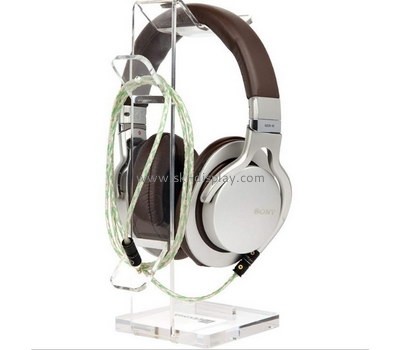 Custom plexiglass earphone display rack lucite headset display stand SOD-1076