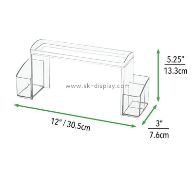 Customize acrylic medicine cabinet lucite storage organizer for vitamins, medical supplies makeup door shelf organization SOD-1084