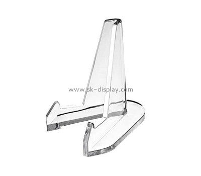 Customize acrylic easel stands plexiglass display easel holder lucite easel shelf SOD-1089