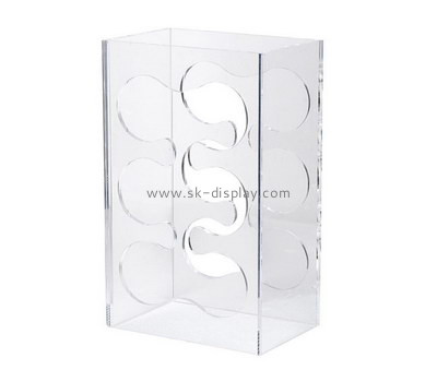 Customize acrylic wine bottle display racks plexiglass bottle holders SOD-1091