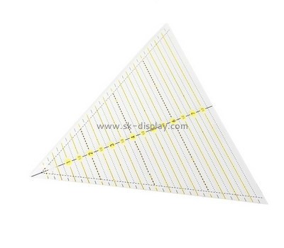Custom acrylic linear angle plexiglass set square perspex triagnle SOD-1093