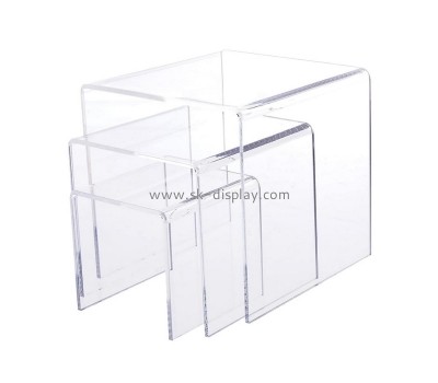 Customize acrylic display risers plexiglass display stands SOD-1119