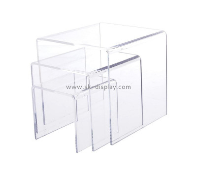 Customize acrylic display risers plexiglass display stands SOD-1119