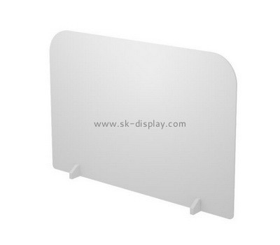 Customize plexiglass sneeze guard shield freestanding perspex barrier acrylic desk divider SOD-1120