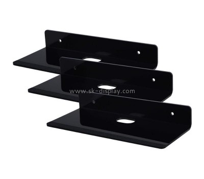 Customize wall plexiglass floating risers perspex display holders acrylic racks SOD-1127