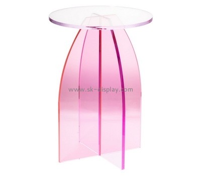 Perspex manufacturer customize round acrylic coffee table plexiglass table AFS-485