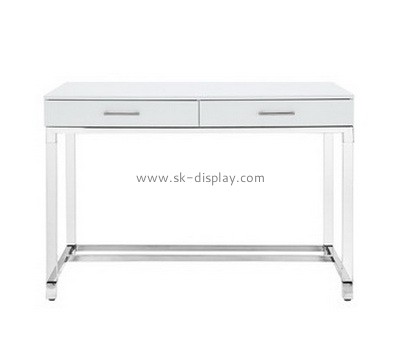 Plexiglass manufacturer customize acrylic desk with drawers AFS-491