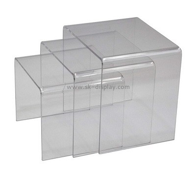 Acrylic manufacturer customize lucite side coffee table AFS-494