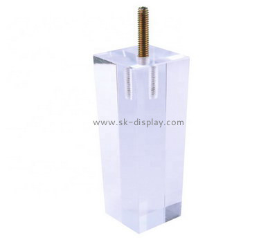 Acrylic manufacturer customize acrylic bed leg lucite sofa leg AFS-503