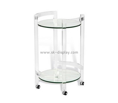 Acrylic manufacturer customize removable plexiglass side table AFS-505
