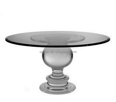 Perspex factory customize acrylic round table AFS-527