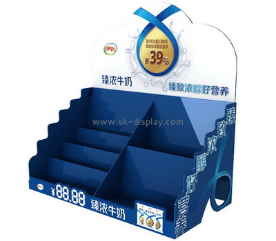 Plexiglass manufacturer customize acrylic milk display risers FD-338