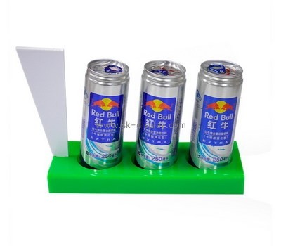 Acrylic manufacturer customize plexiglass beverage bottle display stand FD-337
