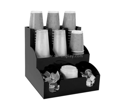 Perspex manufacturer customize acrylic sanitary cups organizer plexiglass holder FD-339