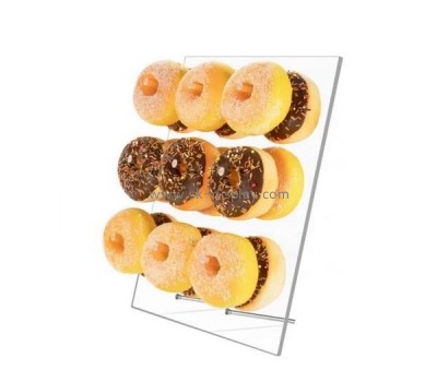 Acrylic supplier customize plexiglass doughnut display stand lucite doughnut holders FD-357