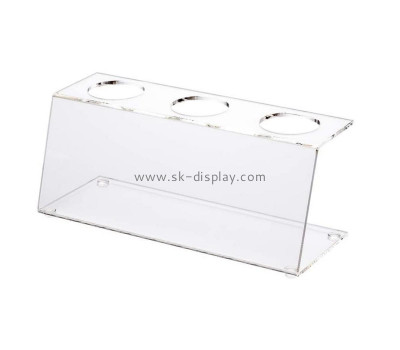 Acrylic manufacturer customize plexiglass ice cream cones display riser lucite display rack FD-374