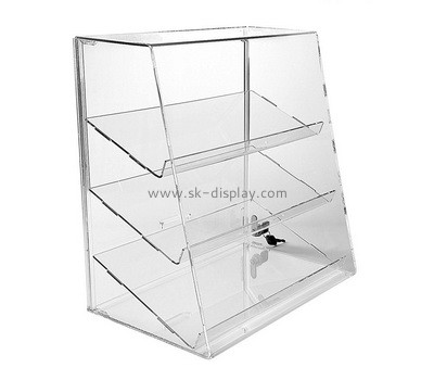 Perspex manufacturer customize acrylic pastry showcases FD-388