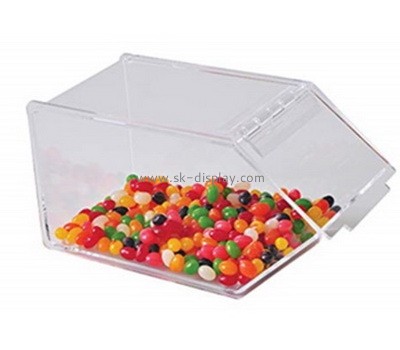 Plexiglass supplier customize acrylic supermarket candy box lucite candy bin FD-390