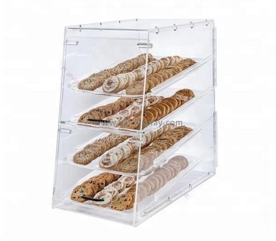 Acrylic supplier customize plexiglass pastry showcases FD-389