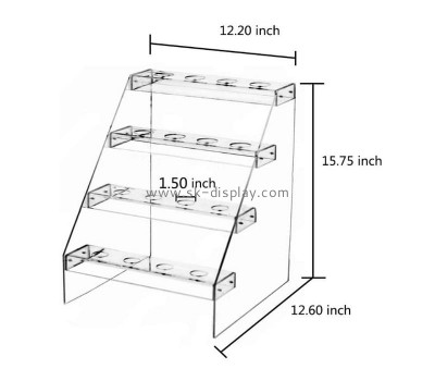 Plexiglass factory customize acrylic food cone display stand lucite ice cream cone serving holder FD-429