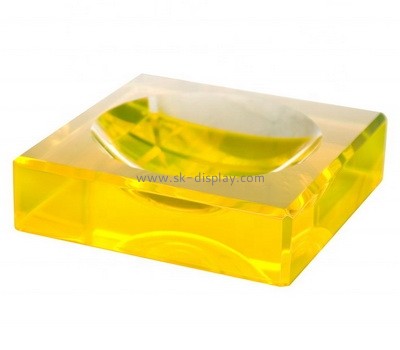 Plexiglass factory customize acrylic soap dish lucite soap dish block AB-200