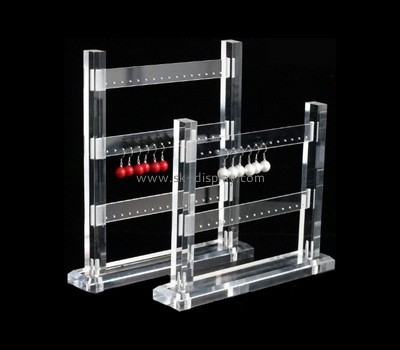 Acrylic factory customize lucite jewellery earring display bar stand JD-180