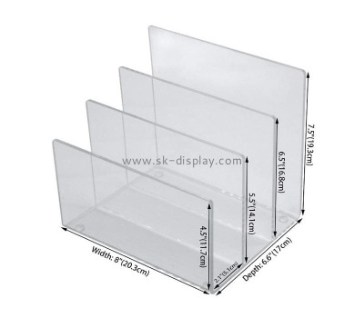 Perspex supplier customize acrylic desktop file sorter BD-999