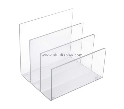 Plexiglass supplier customize acrylic 3 sections makeup palette organizer BD-1000