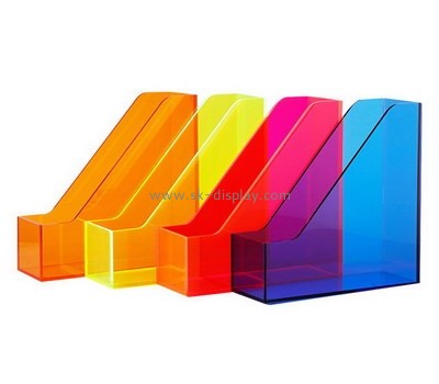 Perspex factory customize table top acrylic file holder BD-1017