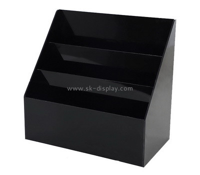 Acrylic factory customize plexiglass tiered literature holder BD-1020