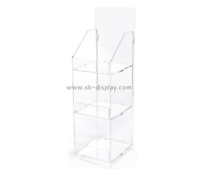 Plexiglass supplier customize acrylic multi tiered literature holders BD-1032