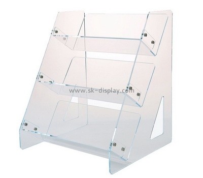 Lucite manufacturer customize acrylic multi tiered book holders BD-1033