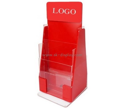 Plexiglass manufacturer customize acrylic countertop literature holder BD-1038