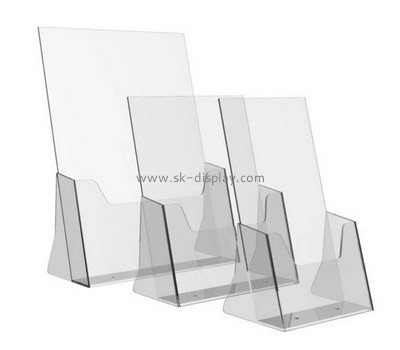 Perspex supplier customize acrylic desk top pamphlet holder BD-1050